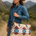 Southwest Printed Duffle Bag – Dakota Beige