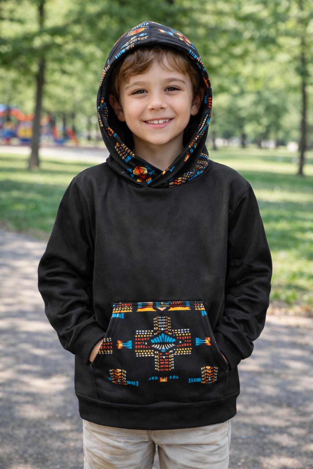 kids sherpa-lined-hoodie