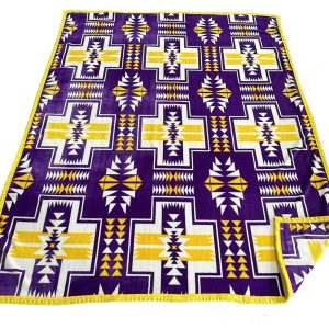 2 PLY Flannel Blanket Full Size Santa Fe Design ,Viking