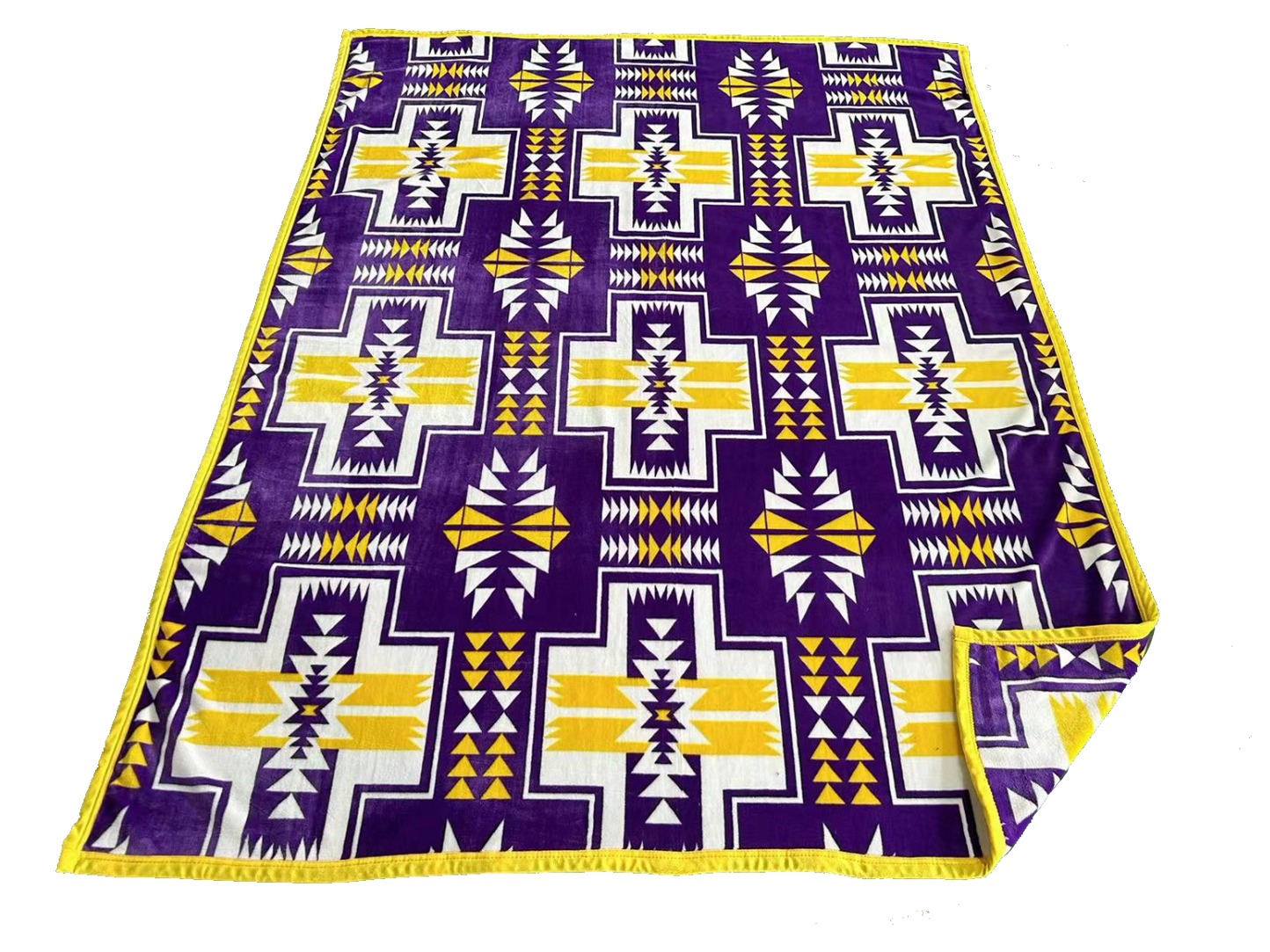 2 PLY Flannel Blanket Full Size Santa Fe Design ,Viking