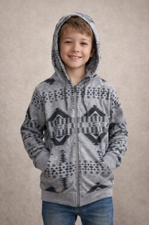 Kids Jacket Gray and Black HOD KID31