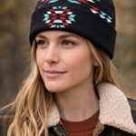 Southwest Pattern Beanie – Black Multi BEN-23